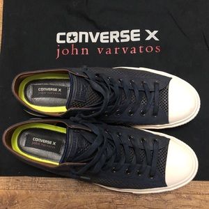 John Varvetos converse chuck tailor size 14 navy blue shoes